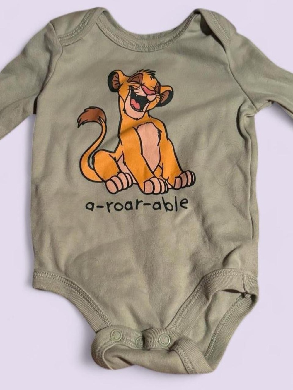 Disney Baby Simba “A-Roar-Able” Bodysuit | 3M